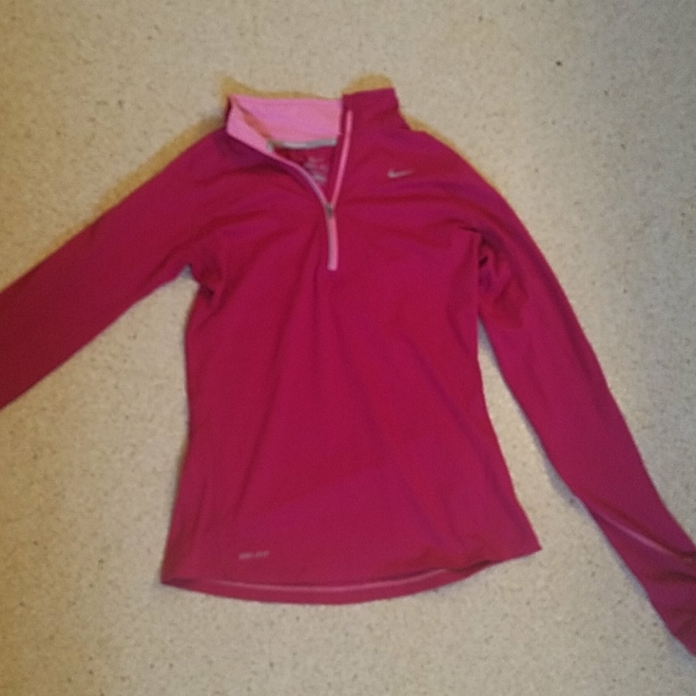 nike pro running sweater
